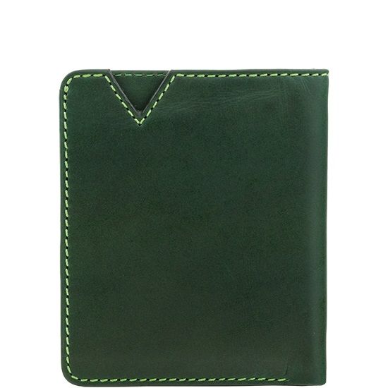 A-SLIM Leather Wallet Chikara - Green